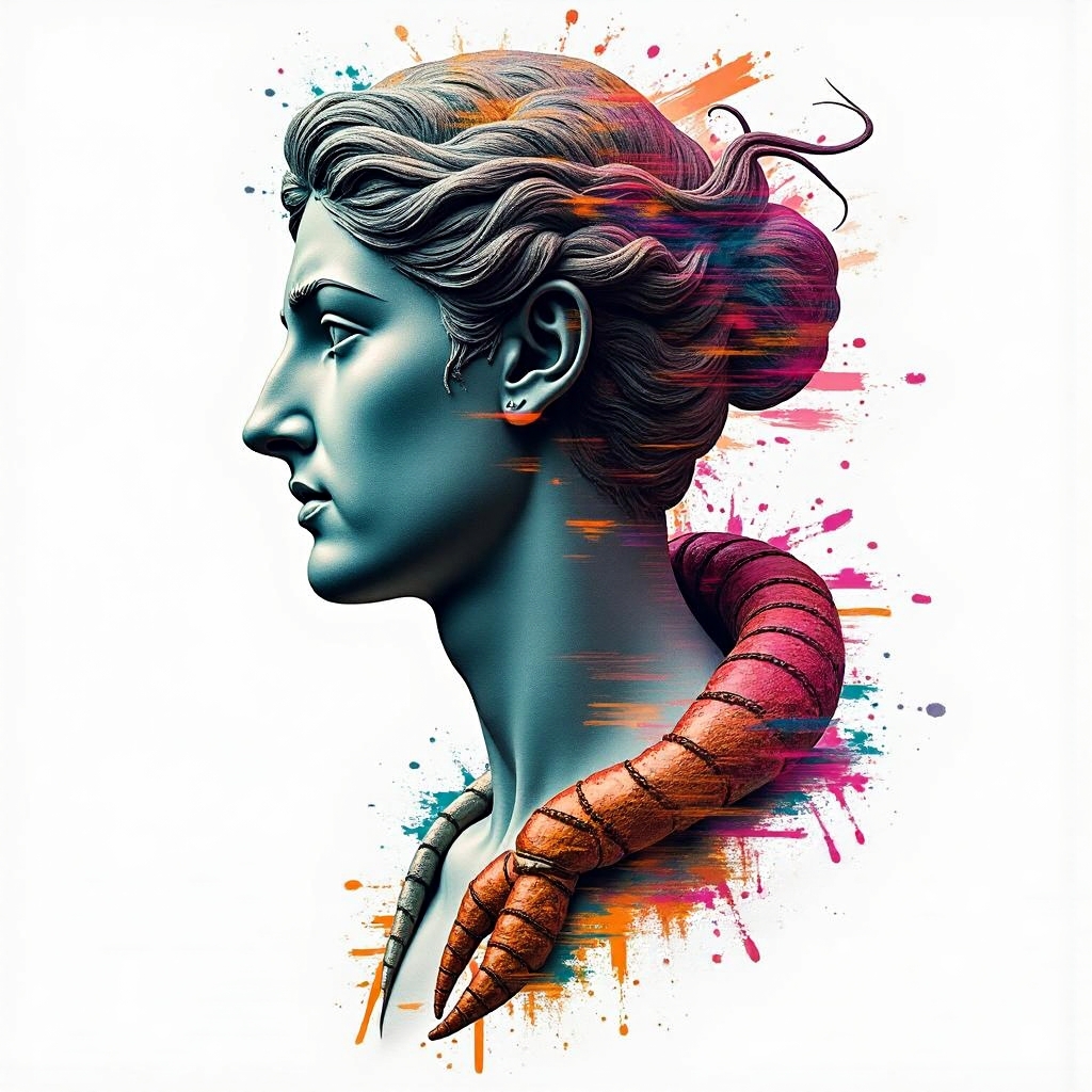 Watercolor tattoo example 3