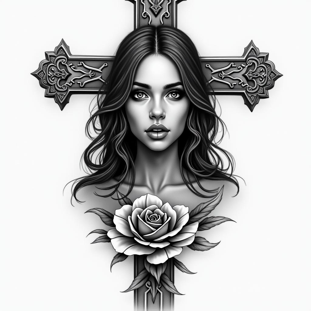 Yeimi de la cruzhigly detailed tattoo