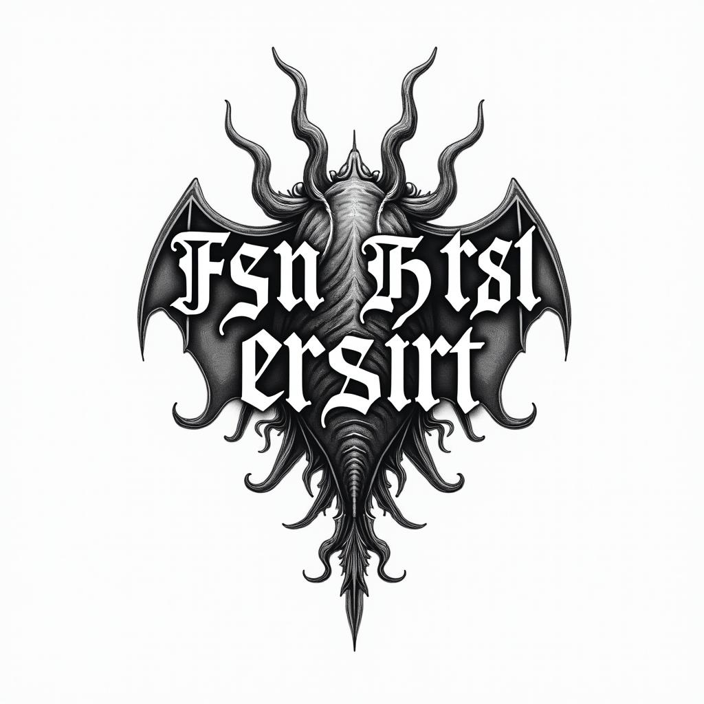Samuele, half Italian and half English, who loves large animals and is a Pisces, lives in Italy.text-based tattoo, gothic font ultra-realistic, perfectly placed, high-quality font design, photo-realistic shading, 8k, high quality, finely detailed typography