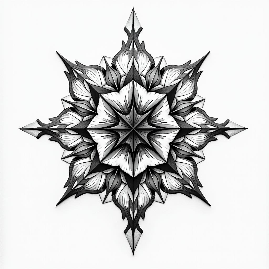 Mandala tattoo example 2