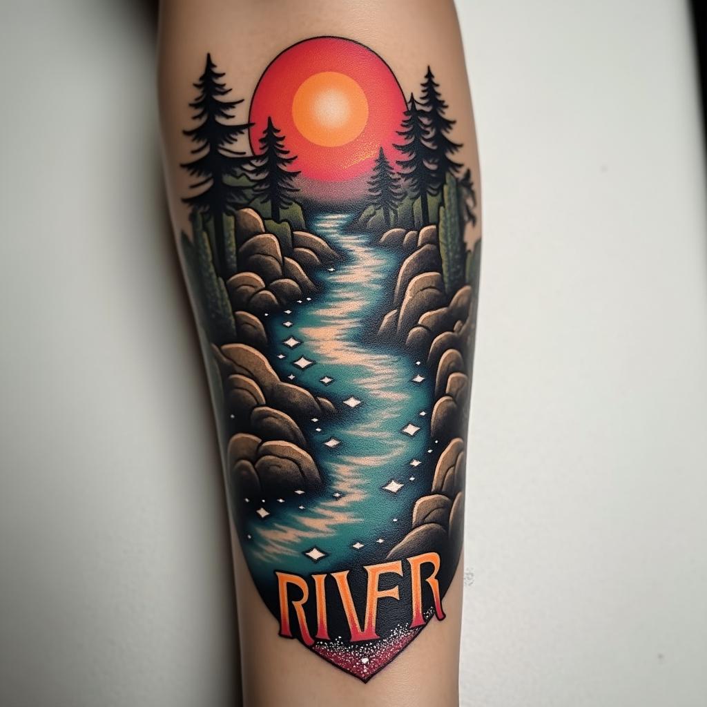 Neo-Traditional tattoo example 4