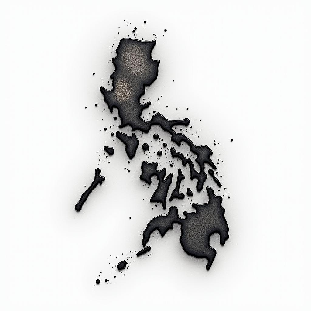 Filipino flag and great Britain flag combinationstext-based tattoo, japanese font ultra-realistic, perfectly placed, high-quality font design, photo-realistic shading, 8k, high quality, finely detailed typograph - Variation 14