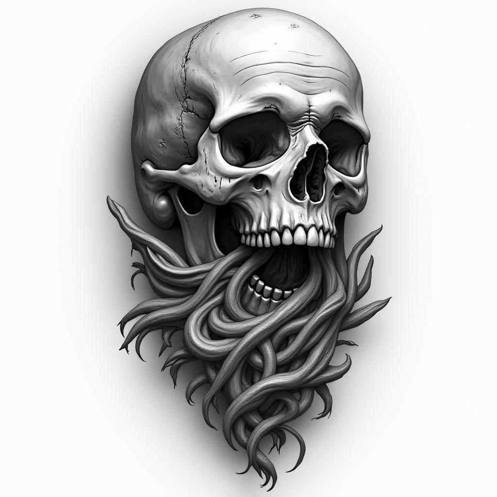 Strengthhigly detailed tattoo - Variation 4