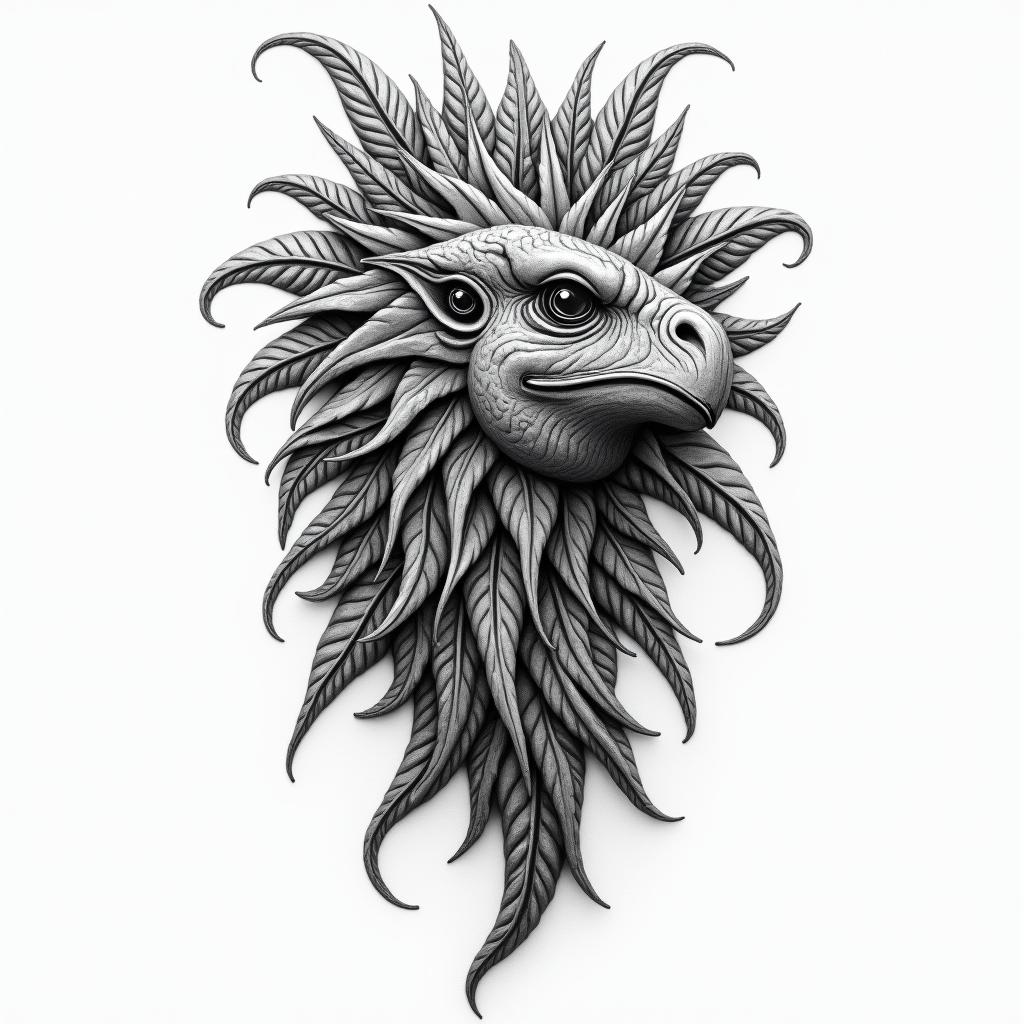 18 Kaua Brasilhigly detailed tattoo