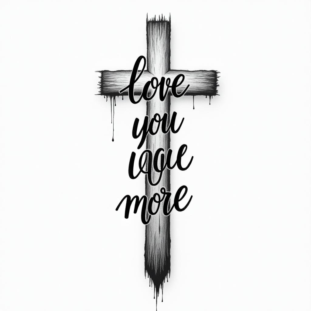 Script tattoo example 4