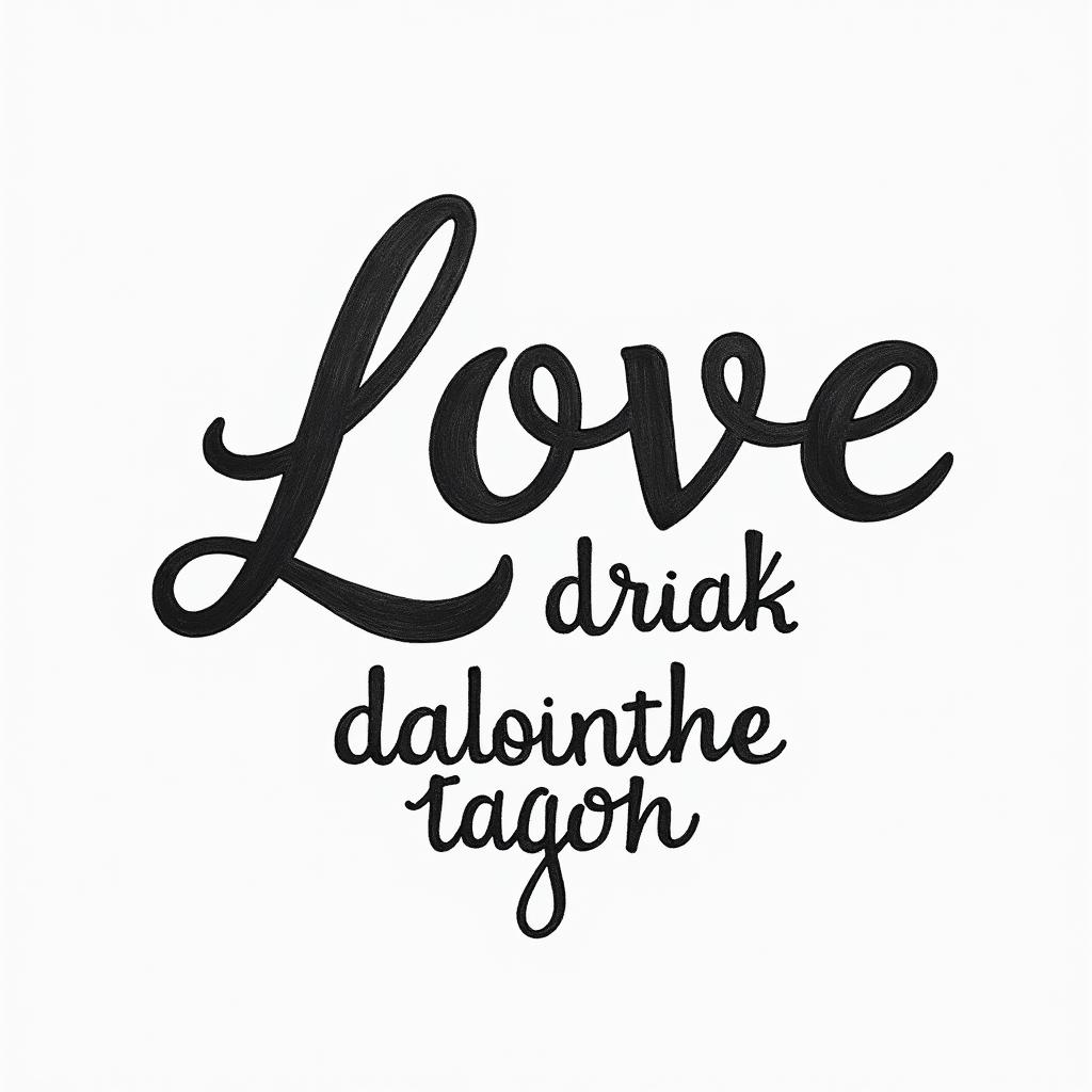 Lettering tattoo example 3