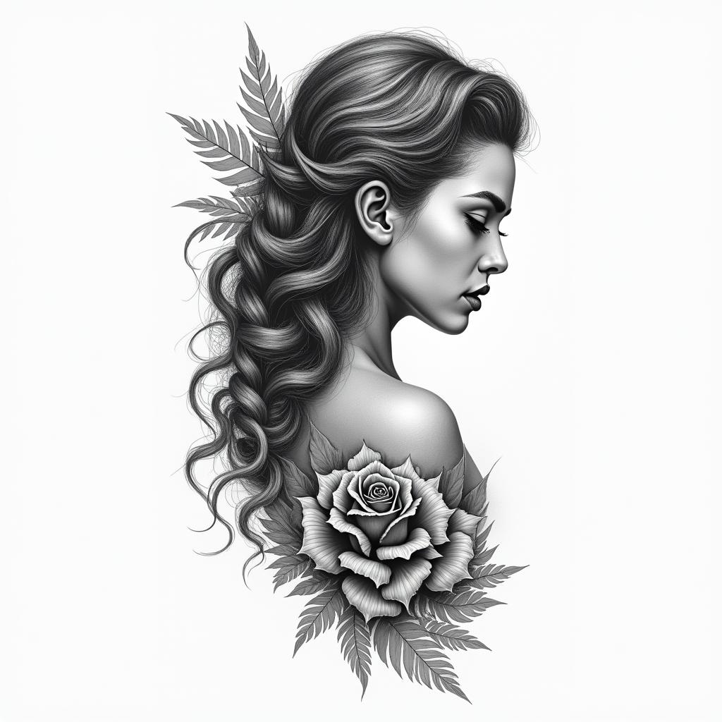 Portrait tattoo example 3