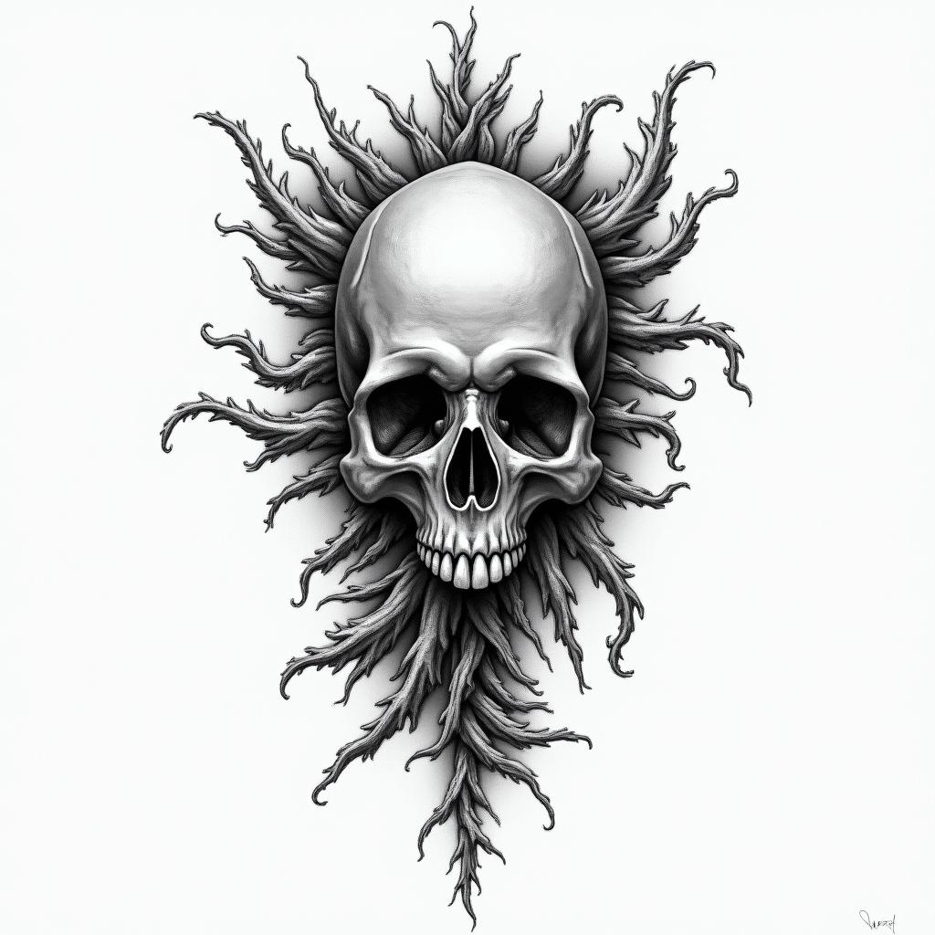 NTTAhigly detailed tattoo