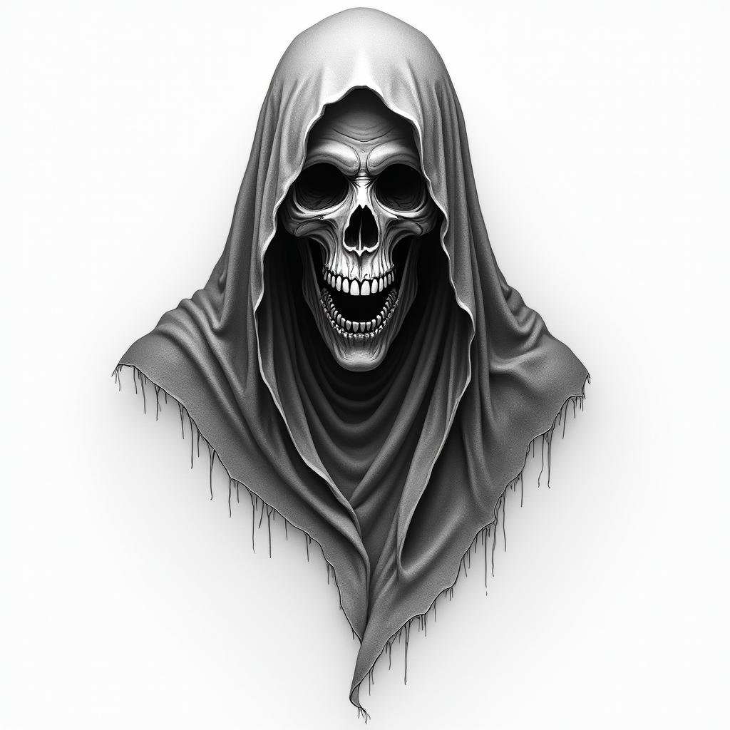 Ghosthigly detailed tattoo