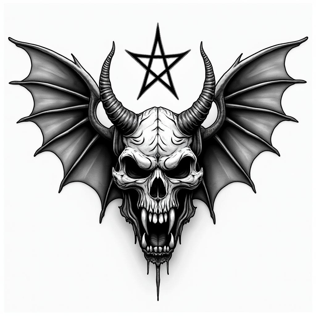 Horror tattoo example 1