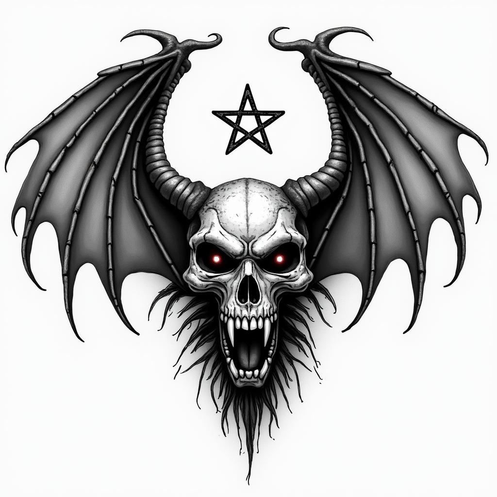 Dark Art tattoo example 1