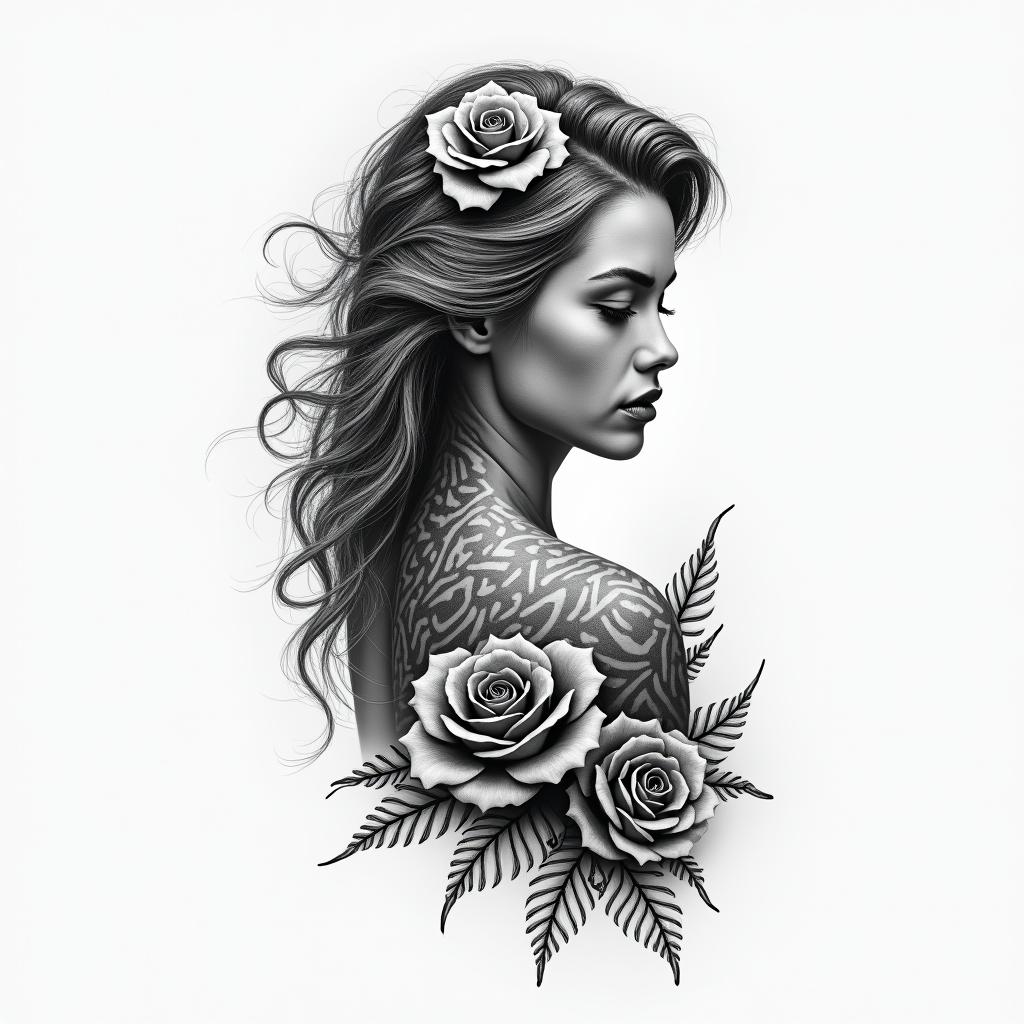 Lawrencehigly detailed tattoo