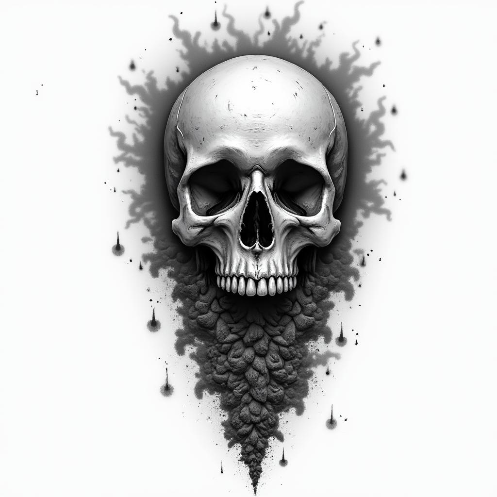 Rising from the asheshigly detailed tattoo