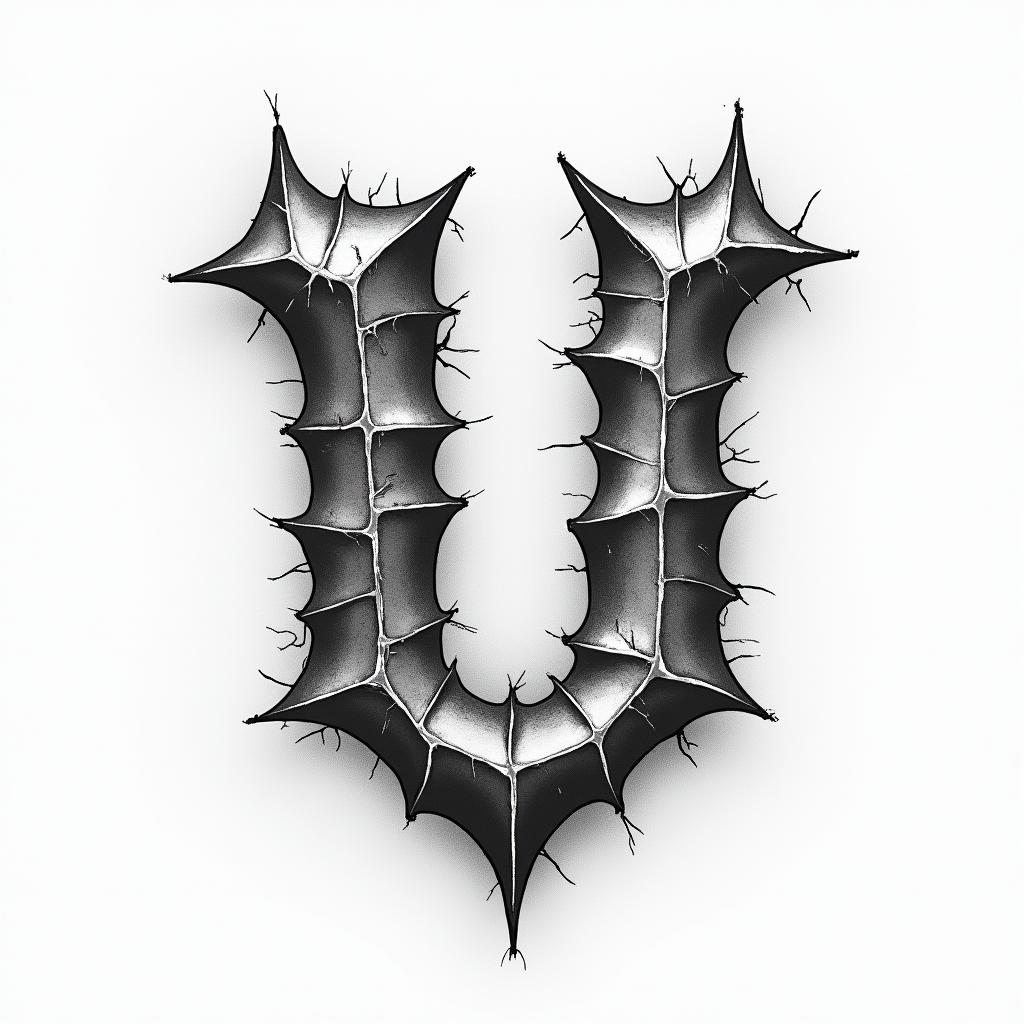 I want a tattoo that says fuck the hustle with the letter u as a cracked diamondhigly detailed tattoo - Variation 2