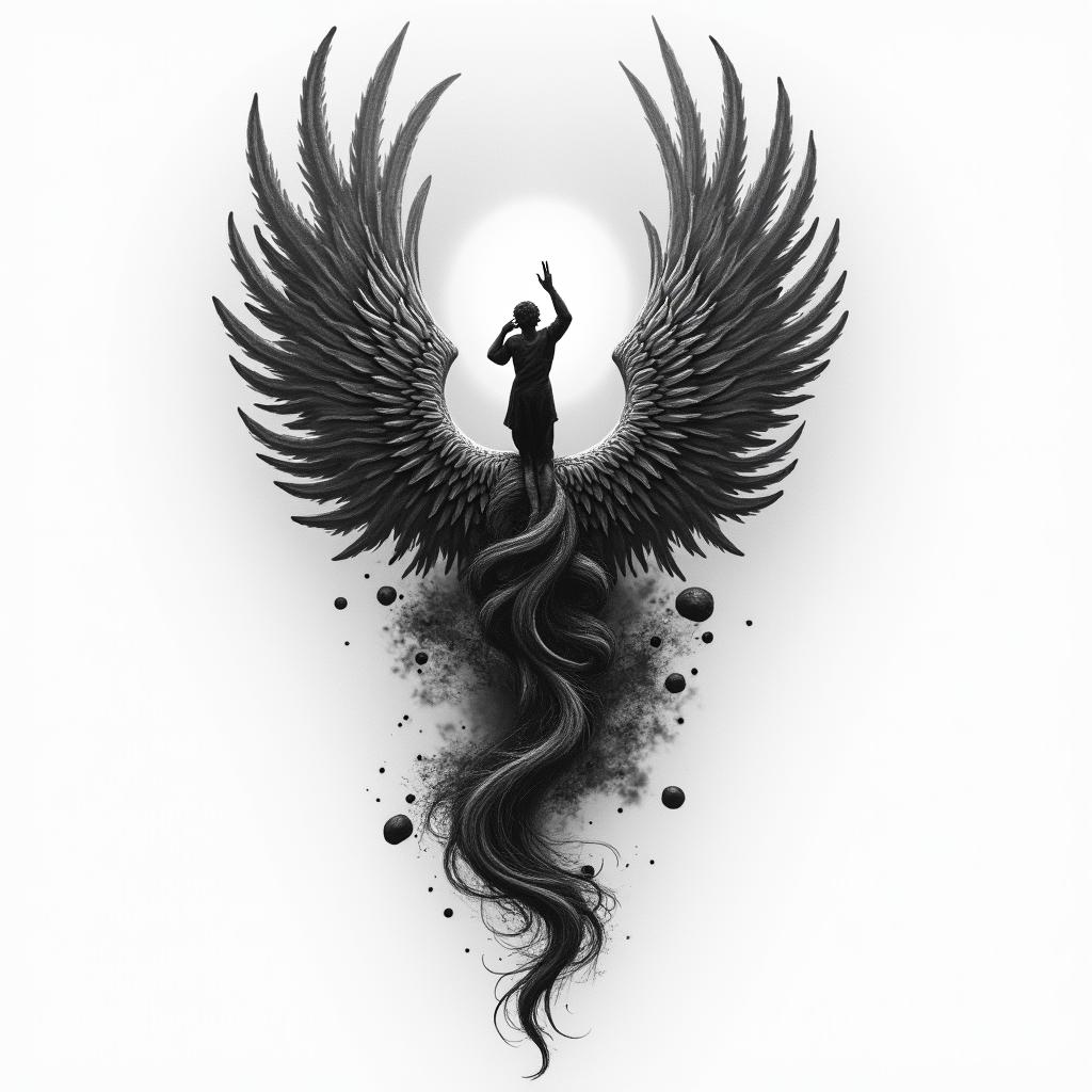 Rise from the asheshigly detailed tattoo