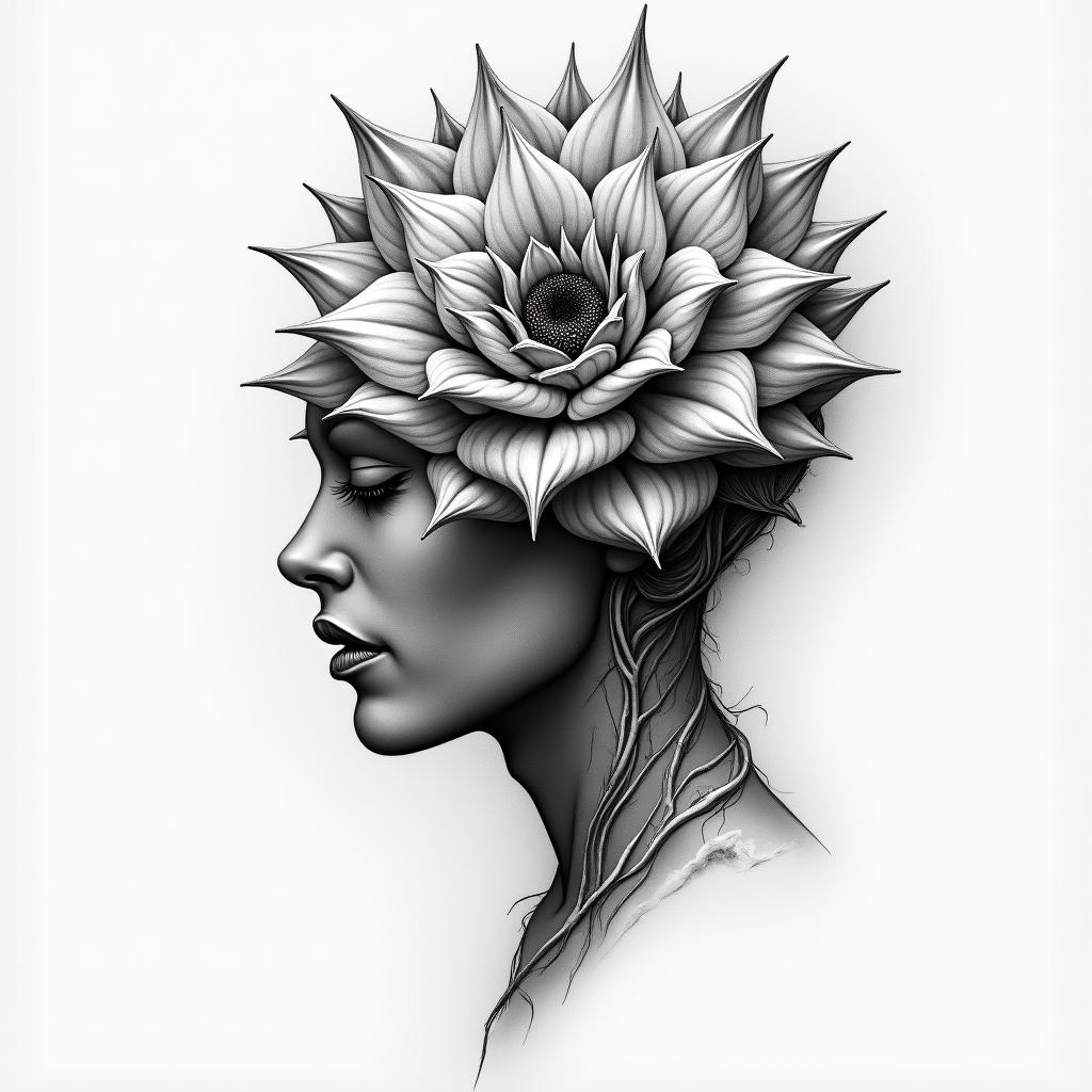 Tattoo that resembles healinghigly detailed tattoo