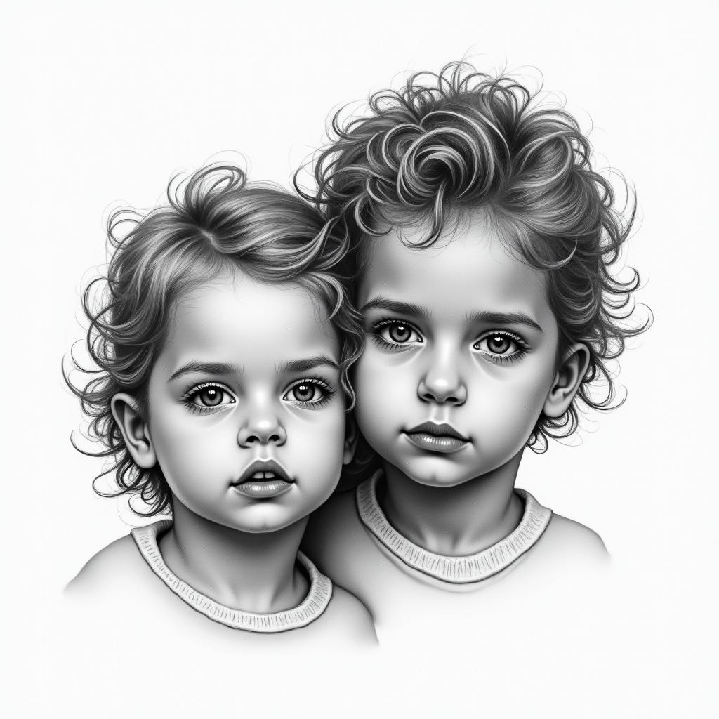 Name of my 2 childrenhigly detailed tattoo