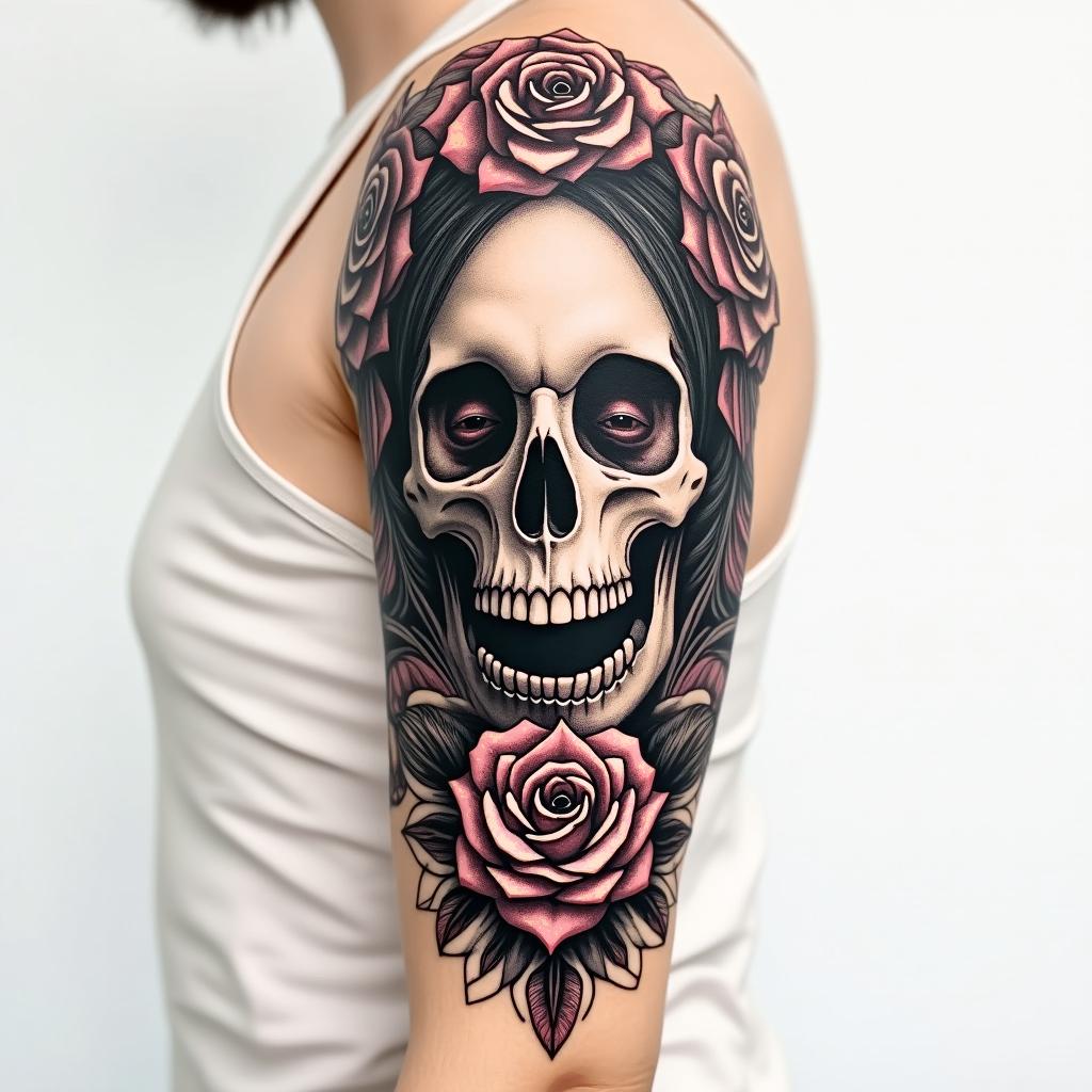 Neo-Traditional tattoo example 3