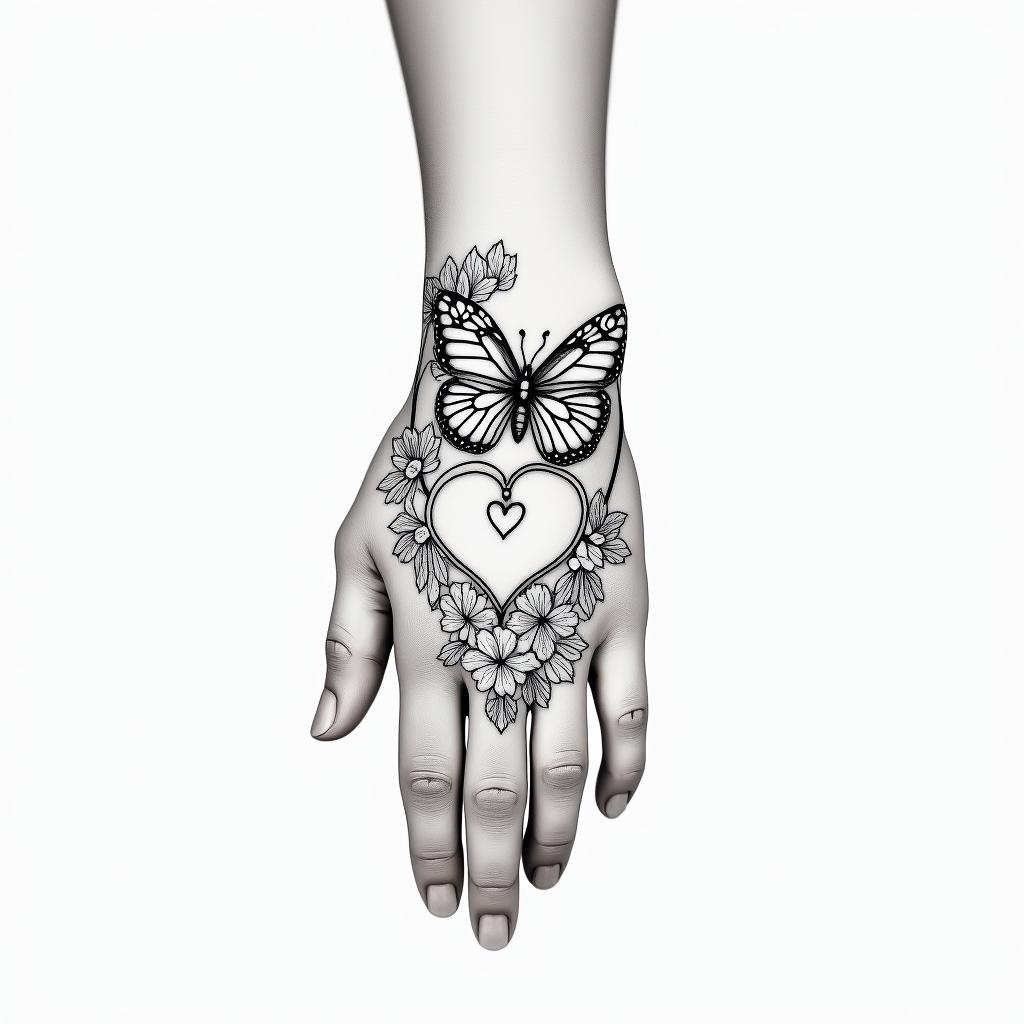 Modest tattoo example 4