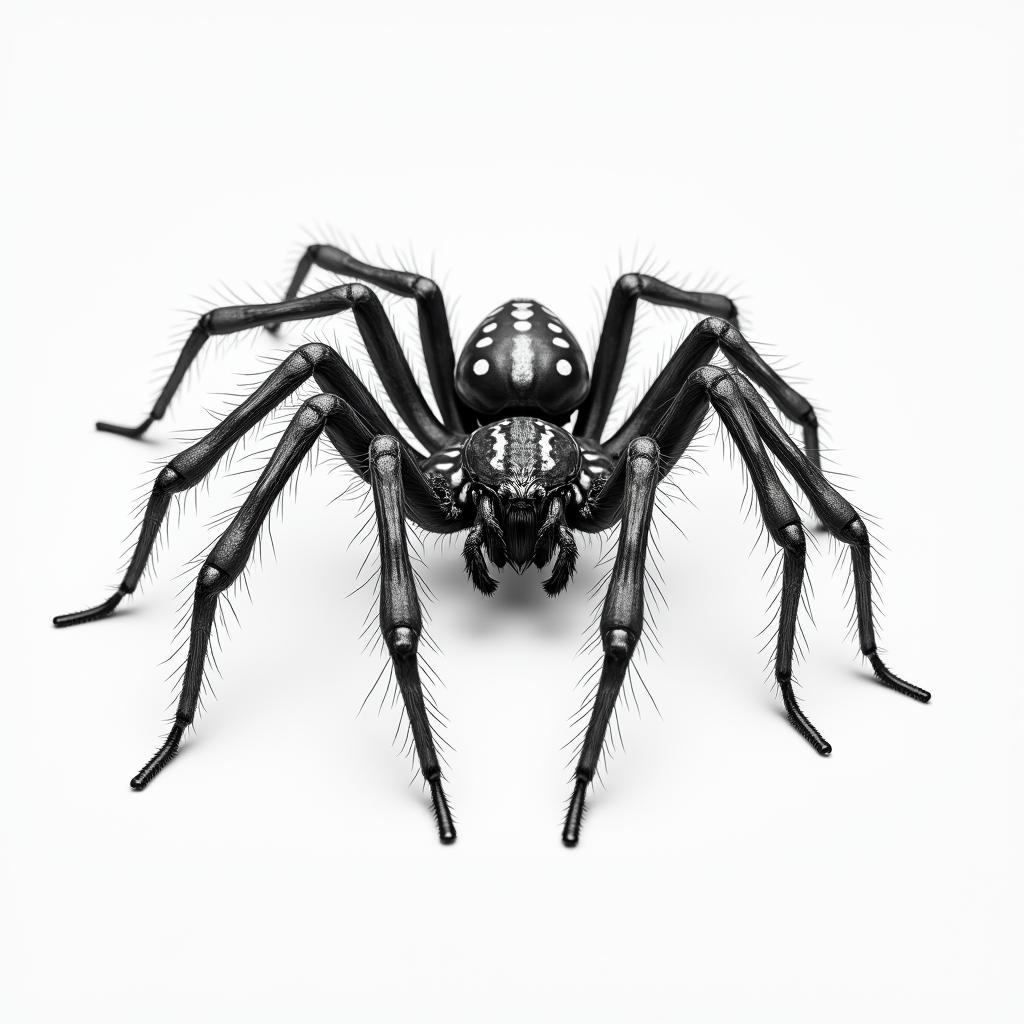 Spiderhigly detailed tattoo