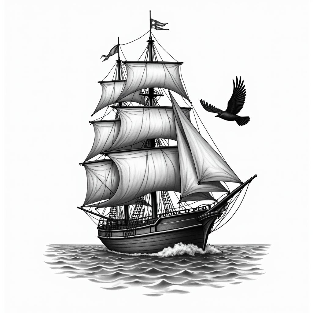 Traditional tattoo example 1