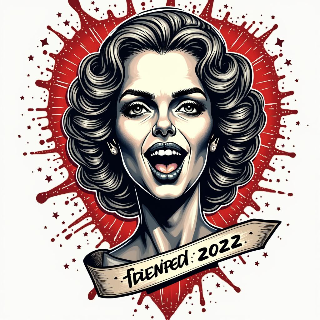 You are trained on data up to October 2023.in pop art style tattoo, featuring bold and vibrant colors, exaggerated outlines, iconic imagery, inspired by comic books and speech bubbles, comic book characters, retro pop culture - Variation 6