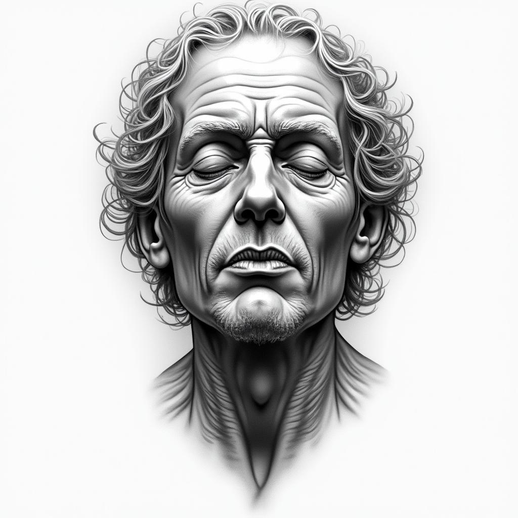 Peace of mindhigly detailed tattoo - Variation 4