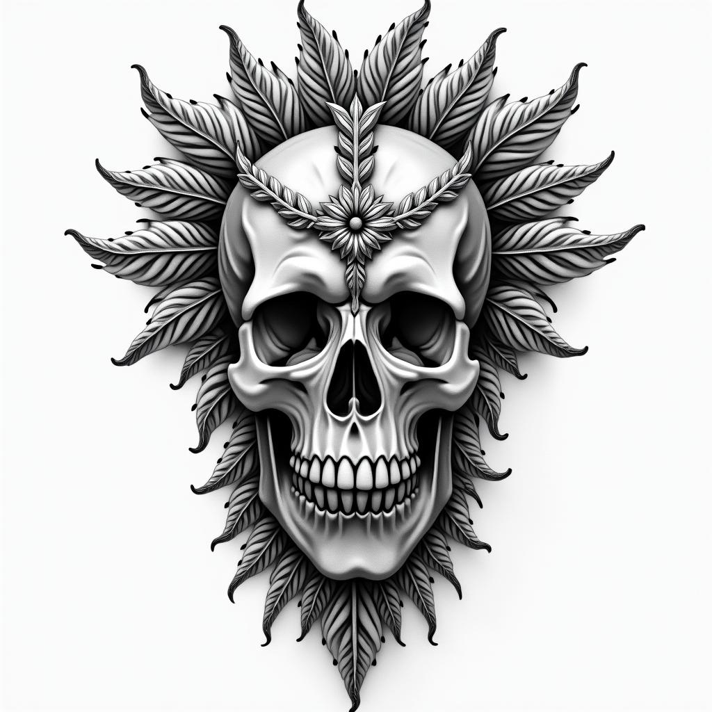 Peace of mindhigly detailed tattoo - Variation 3