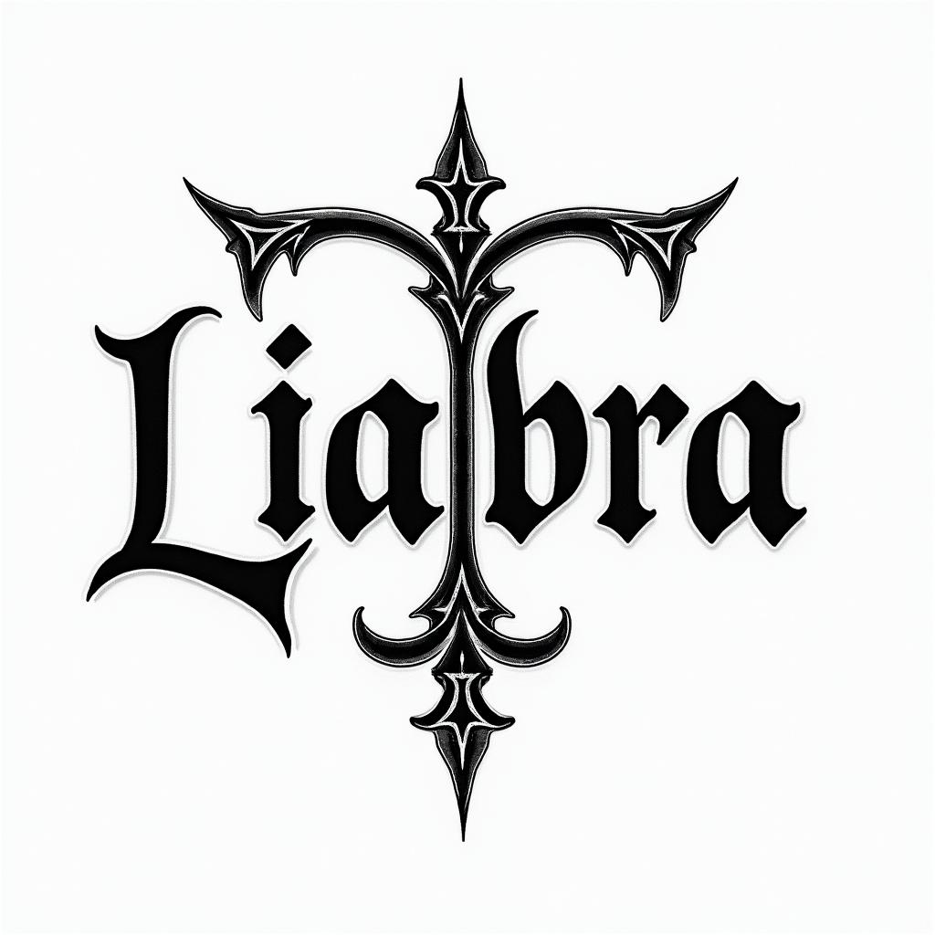 Gothic Text tattoo example 5