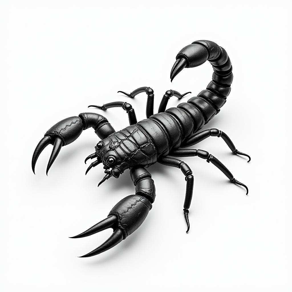Scorpion with sharp, detailed clawshigly detailed tattoo - Variation 8