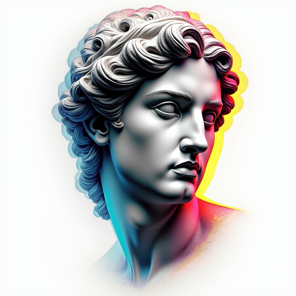 Glitch tattoo example 2