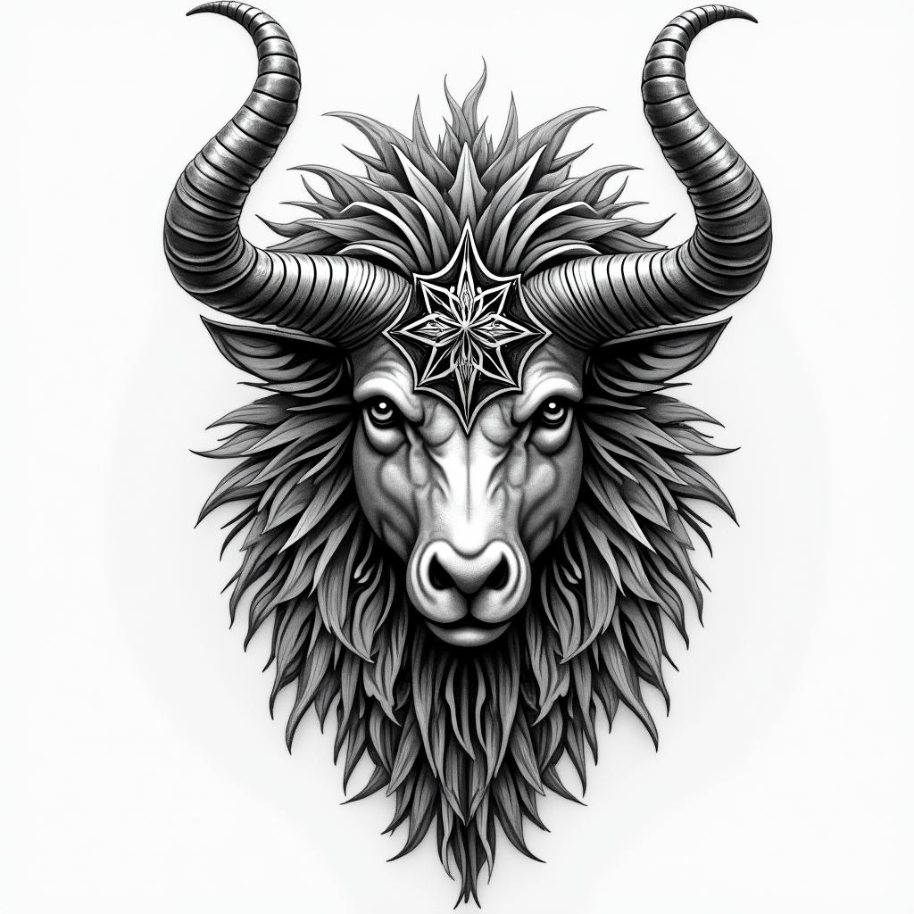 Edianni, Capricornio, Dominican republichigly detailed tattoo