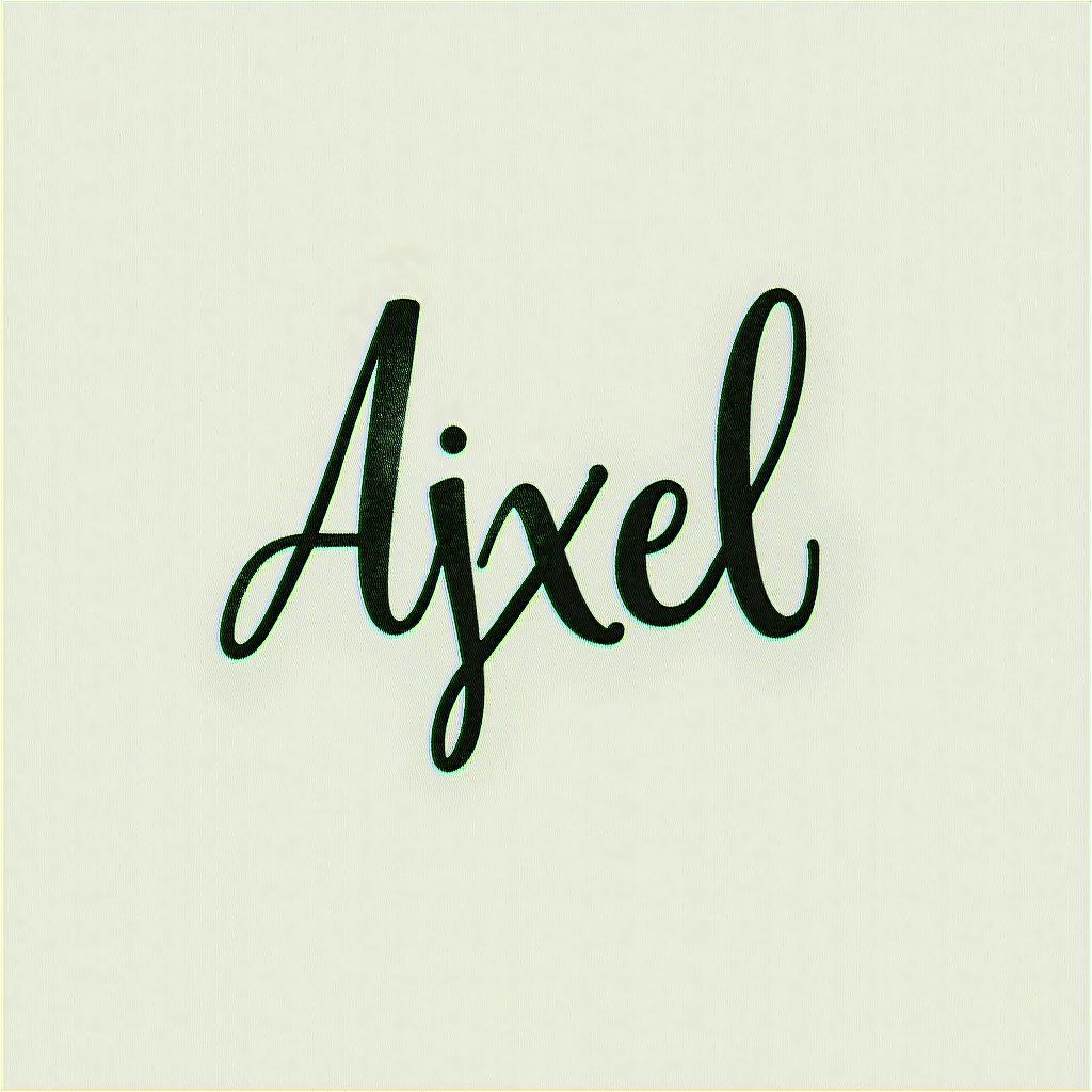 Axelminimalist text-based tattoo, Monospace font ultra-realistic, perfectly placed, high-quality font design, photo-realistic shading, 8k, high quality, finely detailed typograph - Variation 4