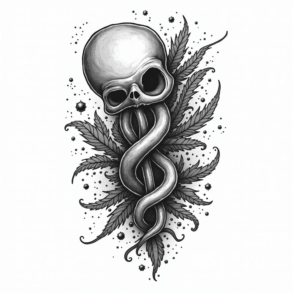 Sliding stopin authentic tattoo style, incorporating traditional modifications, bold black outlines, solid color fills, featuring classic authentic elements