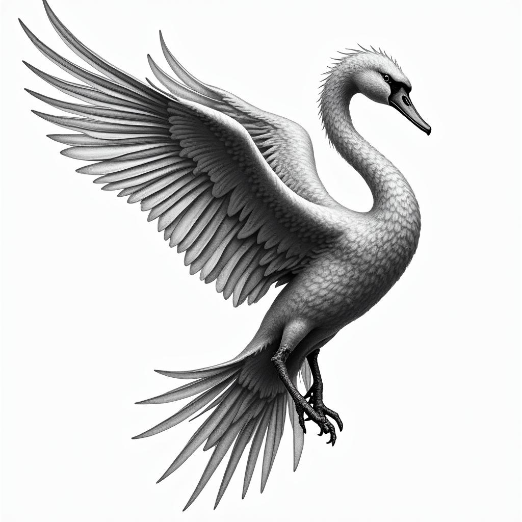 Swanhigly detailed tattoo - Variation 14
