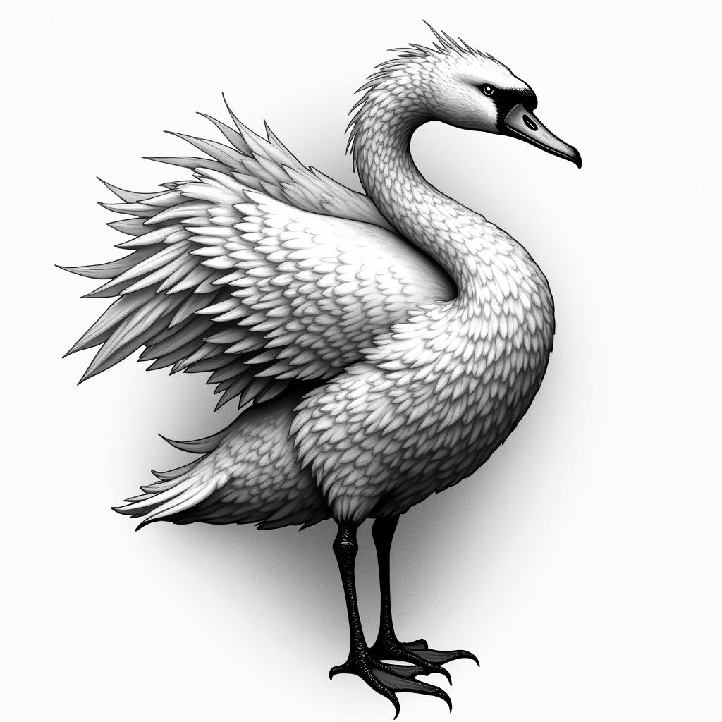 Swanhigly detailed tattoo - Variation 15