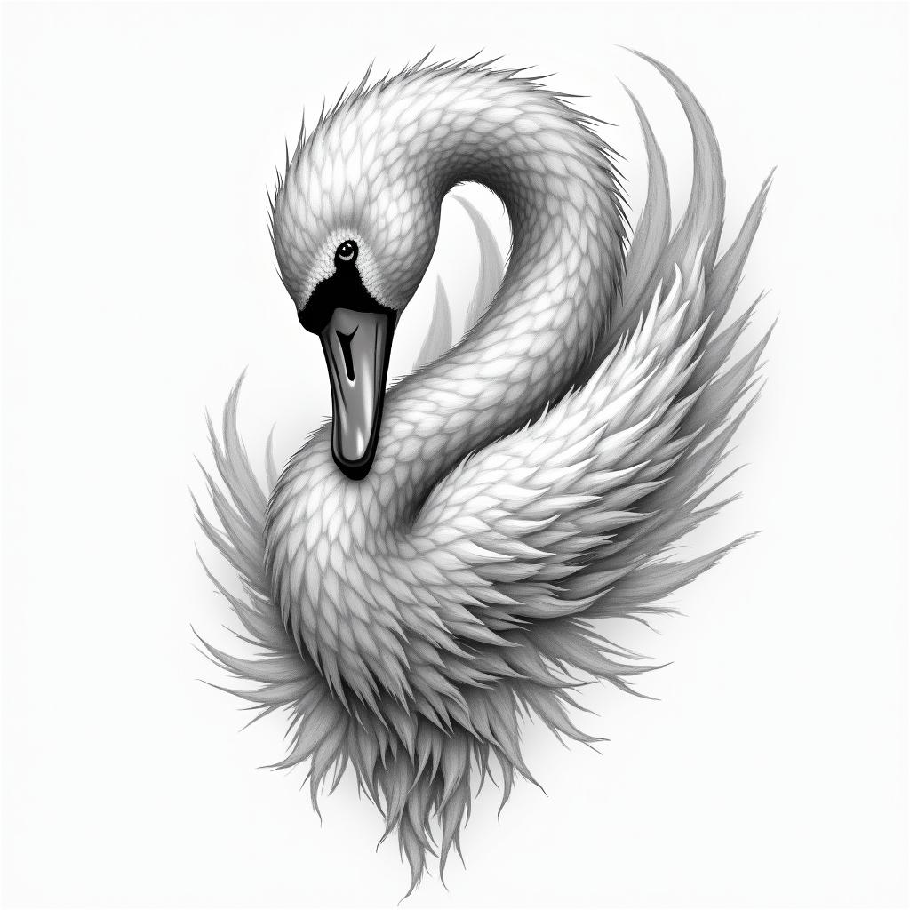 Swanhigly detailed tattoo - Variation 16