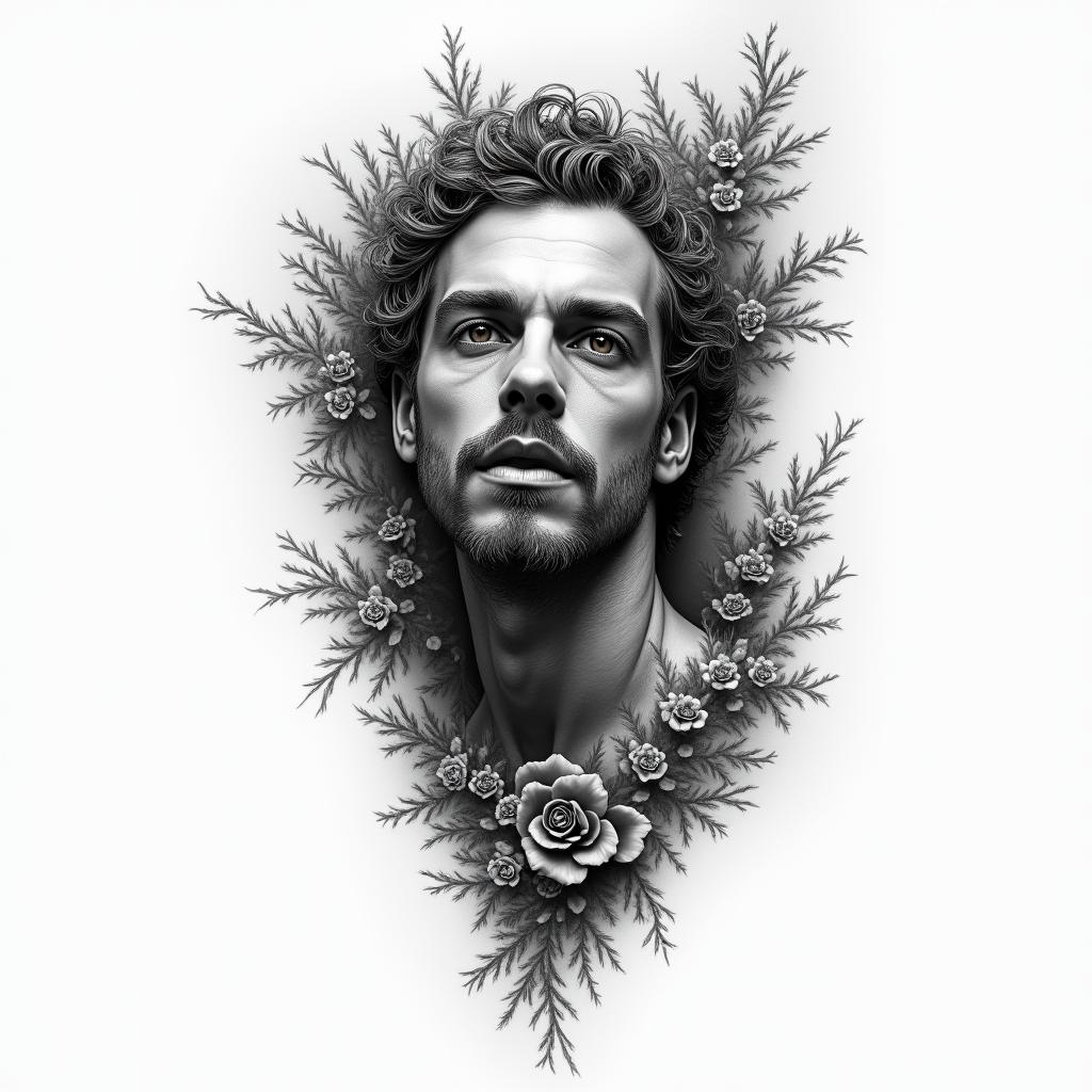 Danilo, Leo, Flinthigly detailed tattoo