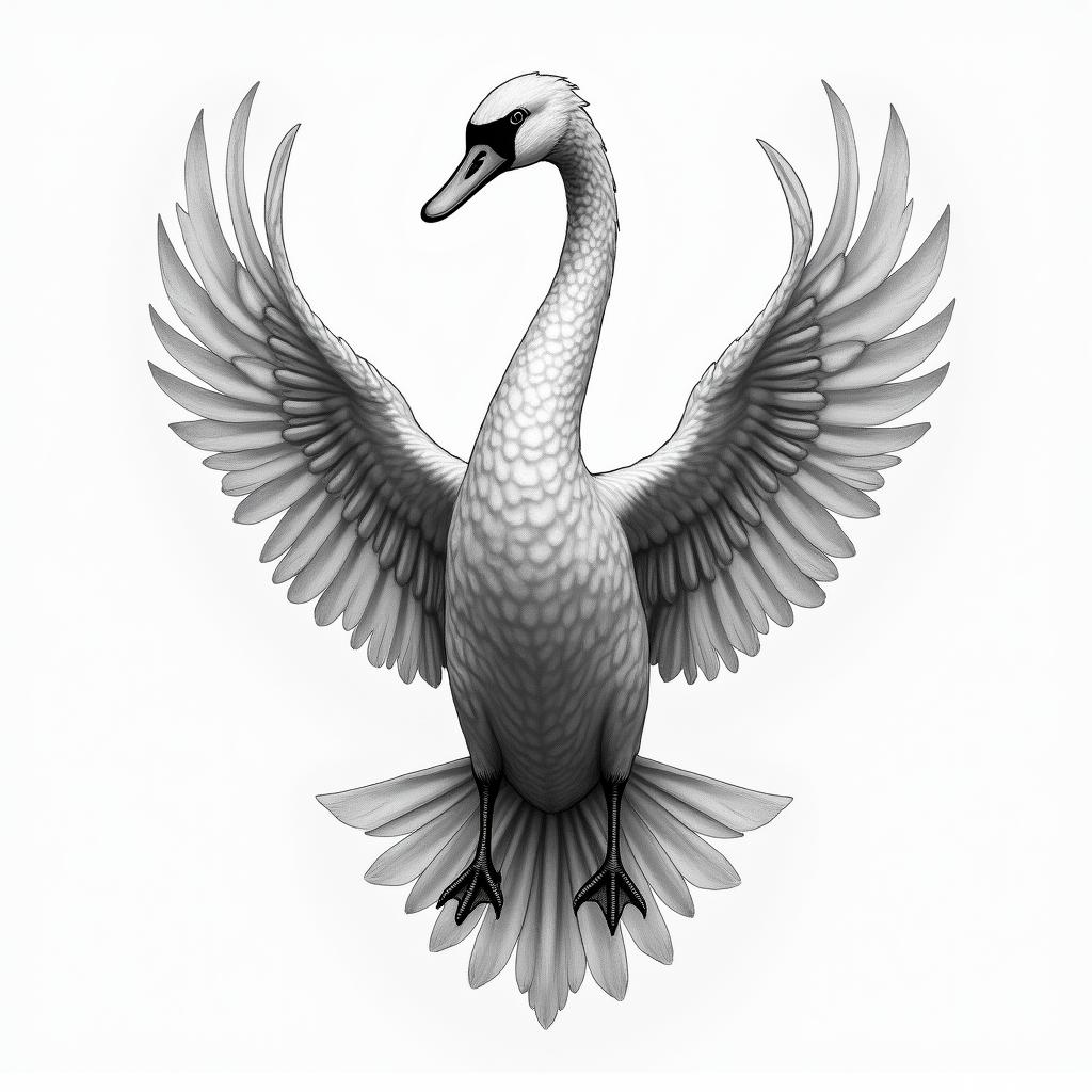Swanhigly detailed tattoo - Variation 12