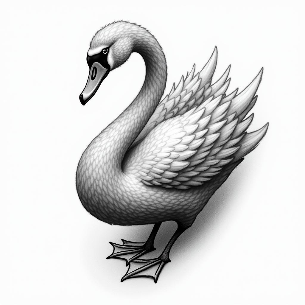Swanhigly detailed tattoo - Variation 7