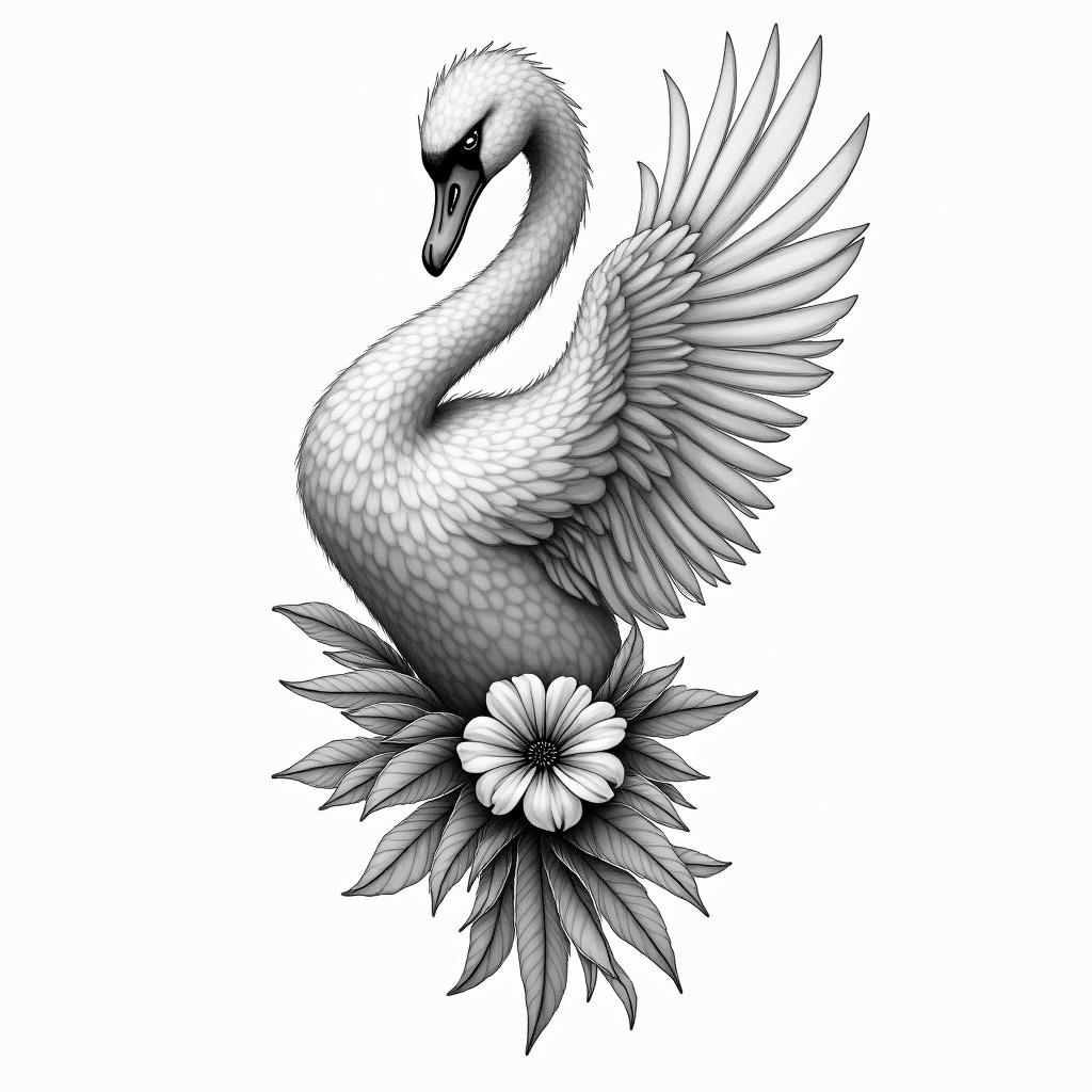 Swanhigly detailed tattoo - Variation 8