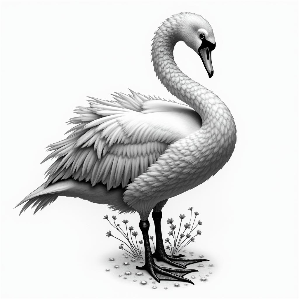 Swanhigly detailed tattoo - Variation 5