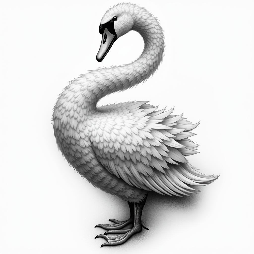 Swanhigly detailed tattoo - Variation 3