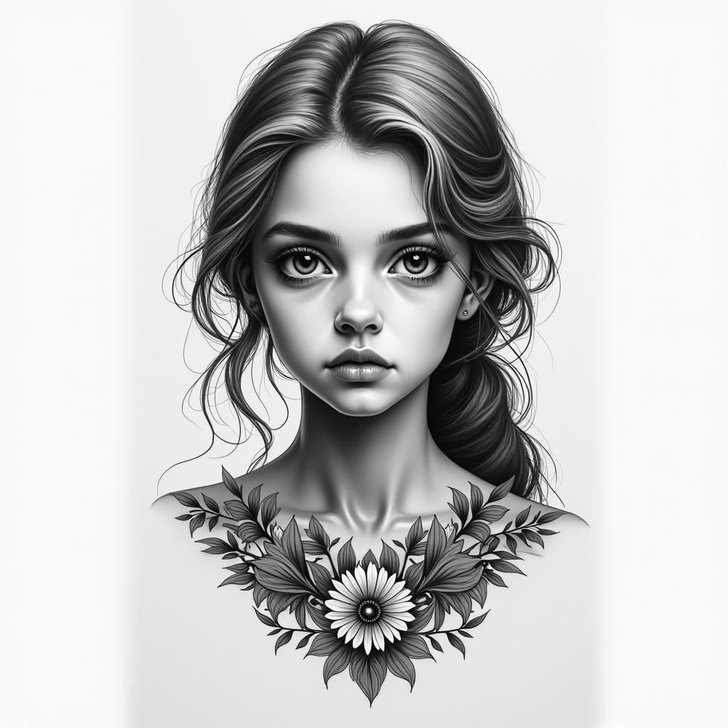 Sofia daughterhigly detailed tattoo - Variation 4