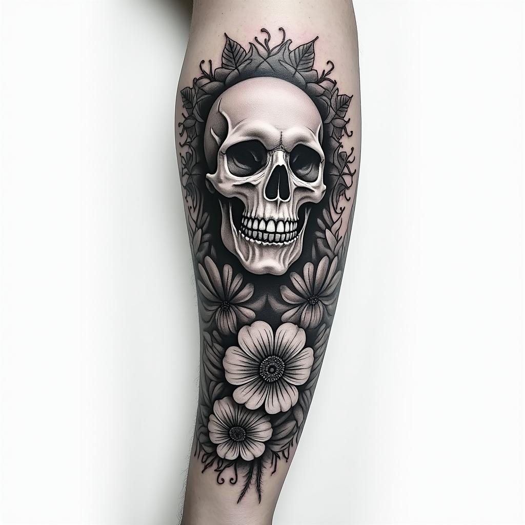 Upper arm Chicano tattoohigly detailed tattoo