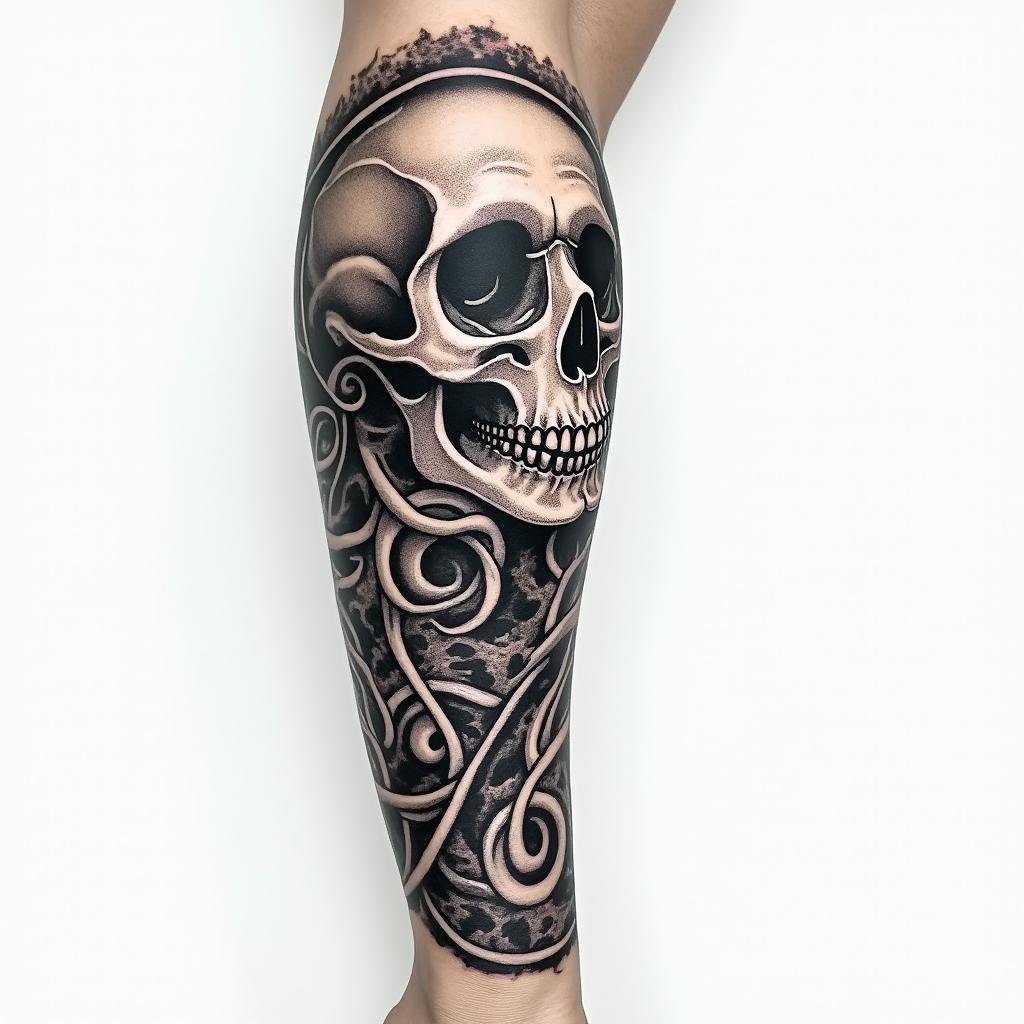 Chicano sleeve tattooshigly detailed tattoo - Variation 3
