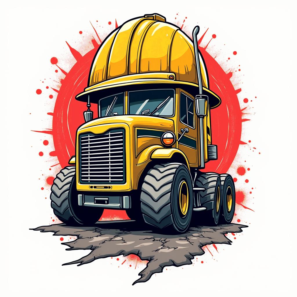 Construction company named “Collins Constructionin pop art style tattoo, featuring bold and vibrant colors, exaggerated outlines, iconic imagery, inspired by comic books and speech bubbles, comic book characters, retro pop culture - Variation 40