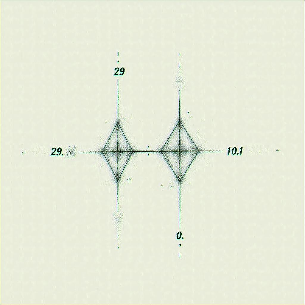 Lines with dates of 29.12.2009 and 29.07.2011in minimalist style tattoo, featuring simple shapes and fine lines, with minimal shading and details, tiny triangles, creating a sense of balance and harmony - Variation 3