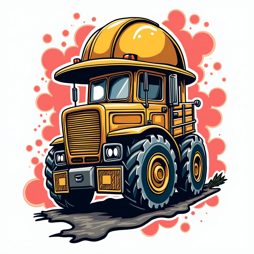 Construction company named “Collins Constructionin pop art style tattoo, featuring bold and vibrant colors, exaggerated outlines, iconic imagery, inspired by comic books and speech bubbles, comic book characters, retro pop culture - Variation 29