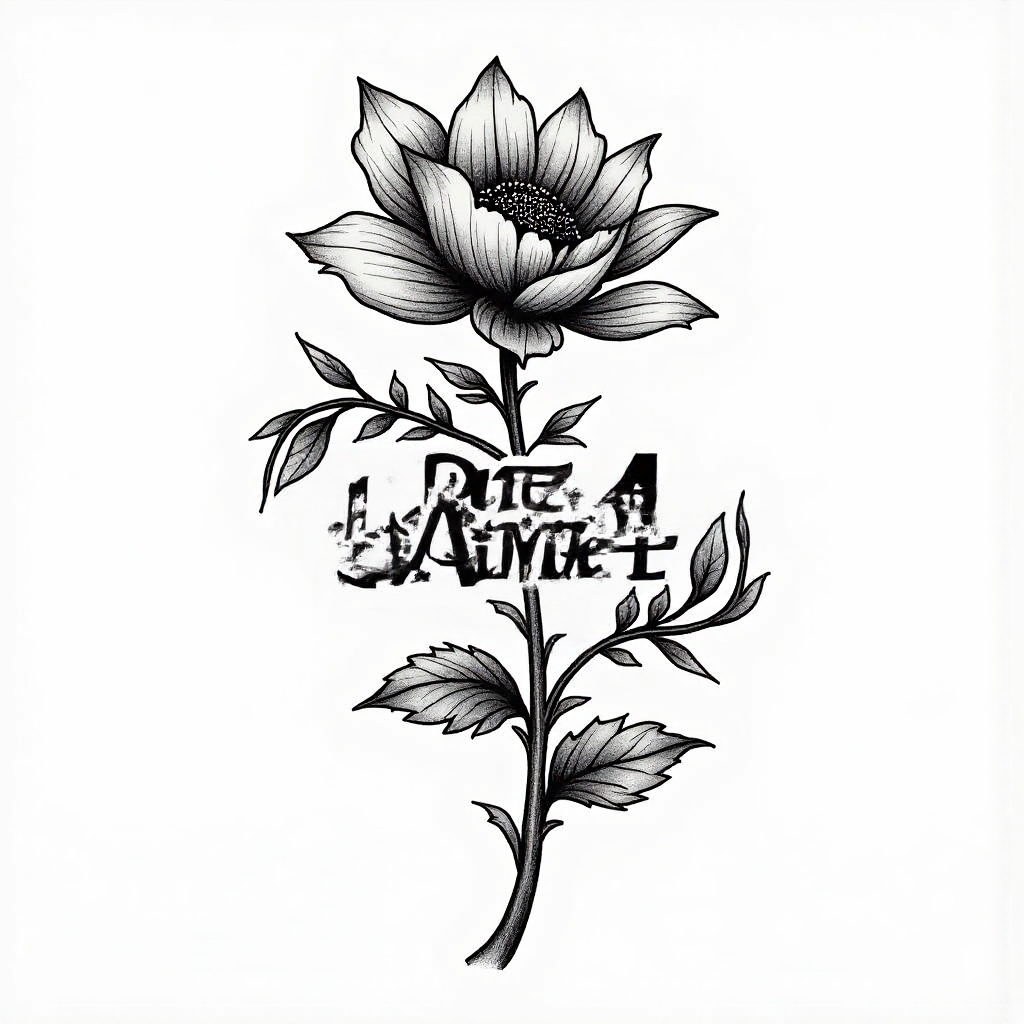 Trash Polka tattoo example 1